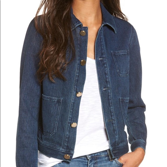 Ruth AG denim jacket anchor blue - Picture 1 of 4